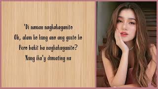 Belle Mariano  Biglaan Lyrics Framed [upl. by Jamnis]