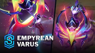 Empyrean Varus Skin Spotlight  PreRelease  PBE Preview  League of Legends [upl. by Hcirdla]