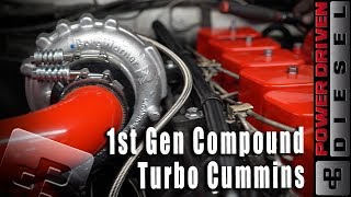 1st Gen PPump Cummins Conversion wCompound Turbos [upl. by Nevs567]