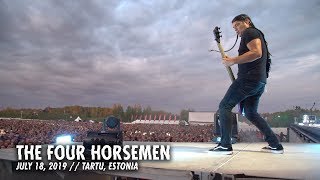 Metallica The Four Horsemen Tartu Estonia  July 18 2019 [upl. by Nnawtna]