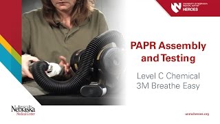 PAPR Assembly and Testing  Level C Chemical 3M Breathe Easy [upl. by Campagna]