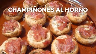 Champiñones al horno  Receta fácil y económica  Muy ricos [upl. by Chace]