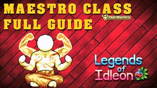 Legends of idleon Maestro class full guide  Idleon How to get the Maestro class [upl. by Kemppe]