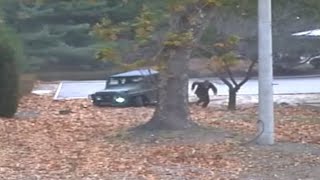 North Korean soldiers shoot defector as he escapes [upl. by Bary]