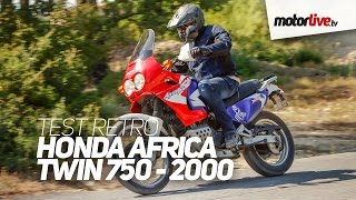 TEST RETRO  HONDA AFRICA TWIN 750  2000 [upl. by Nere497]