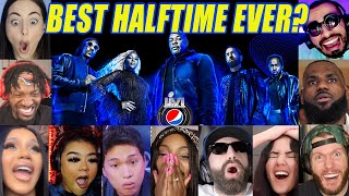 The Best Reactions To Super Bowl LVI Halftime  Dre Snoop Eminem Mary J Kendrick 50 cent [upl. by Nort476]