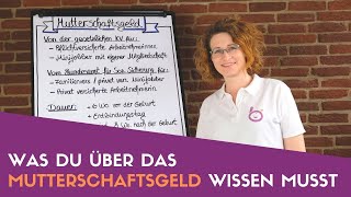 Was du über das Mutterschaftsgeld wissen musst [upl. by Elleraj]