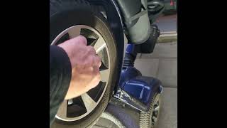 Mobility scooter wheel and tyre removal [upl. by Korrie]