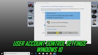 How to Change User Account Control Settings Windows 10 [upl. by Domph943]