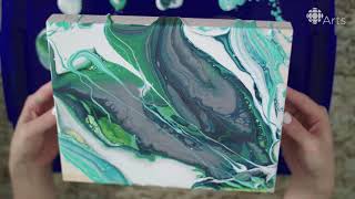 How To Create Mesmerizing Marble Paintings [upl. by Oinotnas]