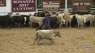 2017 Bonanza Cutting 4yearold Open CoChampions Lloyd Cox and Nothing Elz Matters [upl. by Ahsiuqat]