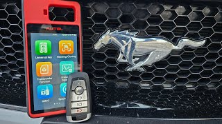 Ford Mustang Smart Key Programming AUTEL KM100 [upl. by Furtek639]