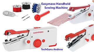 Easymaxx Handheld Sewing Machine REVIEW [upl. by Sproul250]