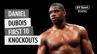 Countdown Daniel Dubois first 10 knockouts [upl. by Gnem990]