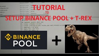 How to Mine ETH to Binance Pool with TREX miner  BINANCE POOL  TREX MINER TUTORIAL [upl. by Apps]