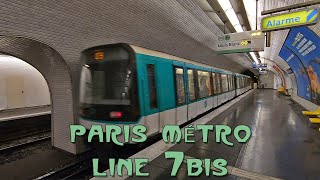 Paris Métro  Line 7bis MF 88 Trainset [upl. by Brockwell]