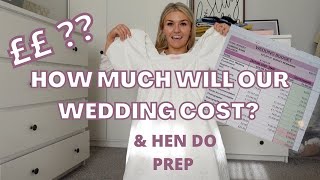 How Much Will Our WEDDING Cost  Hen Do Prep Mamas night off ad  HomeWithShan [upl. by Armelda274]