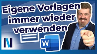 Word So einfach erstellst und nutzt Du eigene Vorlagen – ohne sie zu überschreiben [upl. by Lobell]