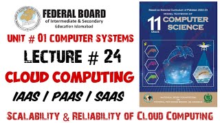 Lecture 24 Cloud Computing Service Models Scalability ampReliability of Cloud Computing full topic [upl. by Ainnek646]