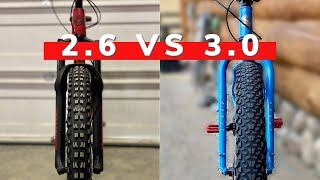 29x26quot vs 29x30quot Mountain Bike Tires  Comparing Tire Sizes [upl. by Lundquist573]