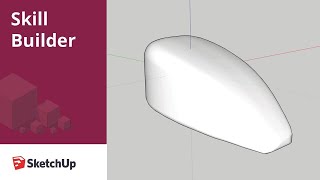 How to create organic shapes with native tools in SketchUp  Skill Builder [upl. by Amaleta]