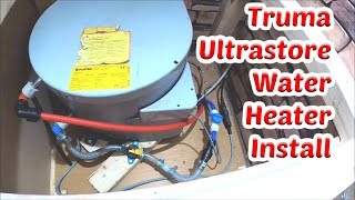 Truma Ultrastore Water Heater Installation  Campervan Hot Water System [upl. by Dennet]