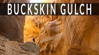 Hiking the Longest and deepest slot canyon in the world  Buckskin Gulch [upl. by Ailesor]