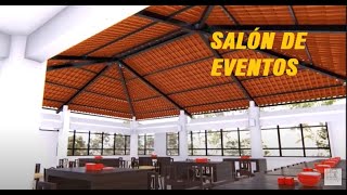 PLANOS y Diseño SALON PARA FIESTAS [upl. by Aisayt]