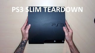 PS3 Slim Disassembly Teardown [upl. by Byram59]