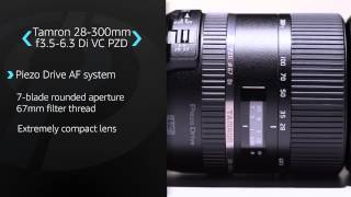 Tamron 28300mm F3563 Di VC PZD Product Overview [upl. by Ob639]