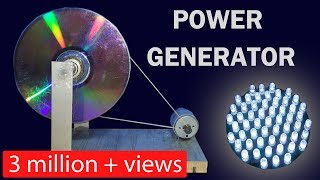 DC motor dynamo  How to make a Power Generator  A easy science project DIY [upl. by Henson770]