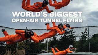 How is it like to fly in the Worlds biggest outdoor vertical wind tunnel [upl. by Leoy]