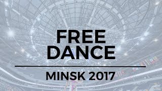 Christina CARREIRA  Anthony PONOMARENKO USA Free Dance MINSK 2017 [upl. by Yevette621]