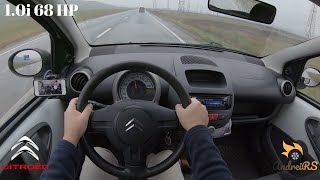 2010 Citroen C1 10i 68 HP  POV Test Drive [upl. by Atiugal]