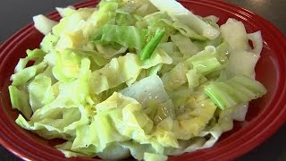 Sauteed Cabbage Recipe  How To Cook Cabbage [upl. by Ittam]