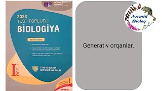 Biologiya 2023 test toplusu Generativ orqanlar [upl. by Haberman]