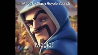 Clash Royale Wizard Sounds [upl. by Aholla]