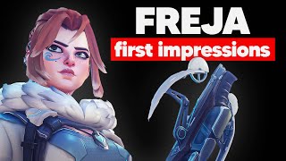 I Played Freja EARLY in Overwatch 2 [upl. by Yellac320]