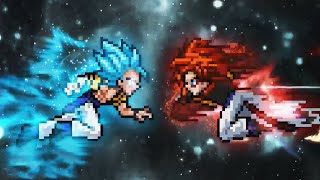 SSB Gogeta VS SSJ4 Gogeta [upl. by Mohamed116]