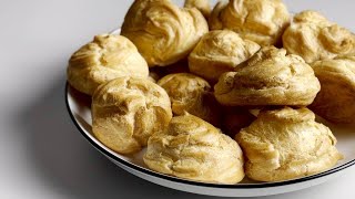 Choux Pastry Best Recipe  Cream Puff Recipe Pt1 [upl. by Aslehc]