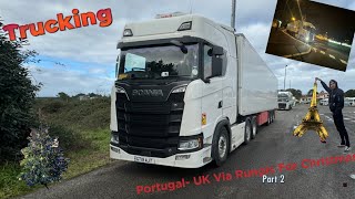 Trucking From Portugal To The Uk Via Christmas Day In Paris [upl. by Mott]