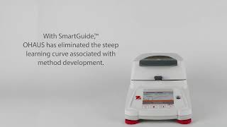 OHAUS MB120 Moisture Analyzers  SmartGuide™ [upl. by Egroeg]