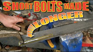 How to make BOLTS longer  Lengthen Extend Bolts [upl. by Hillegass]