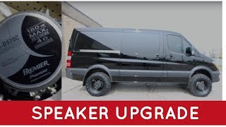 DIY Mercedes Sprinter Speaker Upgrade 2018 4x4 [upl. by Mazur]