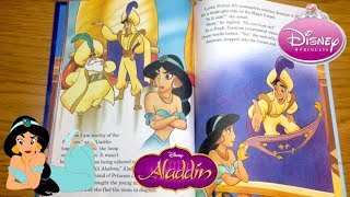 Aladdin Walt Disney Wonderful World of Reading Book  Read Along Bedtime Story for kids [upl. by Attenaz]