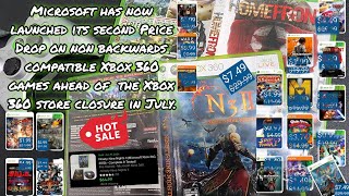 xbox 360 price drop on non backwards compatible games ahead of the Xbox 360 store closure in July [upl. by Christalle]