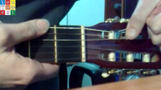 Come cambiare le corde della chitarra classica  How to change classic guitar strings [upl. by Ahseuqram]