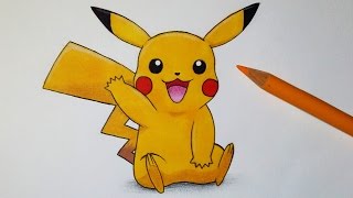 Comment dessiner Pikachu Tutoriel [upl. by Birkle]