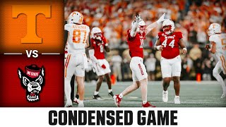 Tennessee vs NC State Condensed Game  2024 ACC Football [upl. by Stratton]