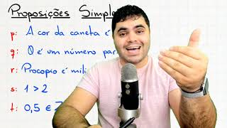 🧠 LÓGICA PROPOSICIONAL Proposições Simples e Negação de Proposição  Curso de RLM  Aula 03 [upl. by Sivahc]